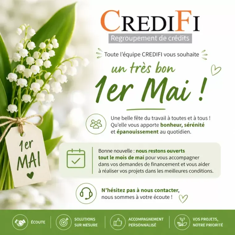 Le joli mois de mai arrive!