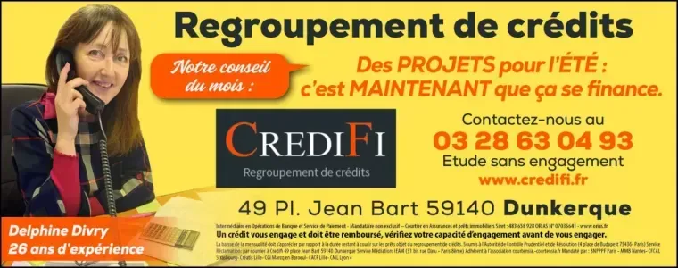 Encore un bel avis google sur nos prestations de rachat de crédits avec CREDIFI Dunkerque